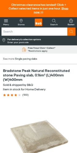 Mobile page screenshot