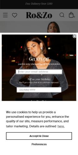 Mobile page screenshot