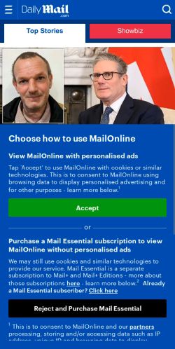 Mobile page screenshot