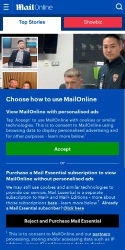 Mobile page screenshot