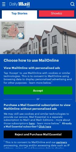 Mobile page screenshot