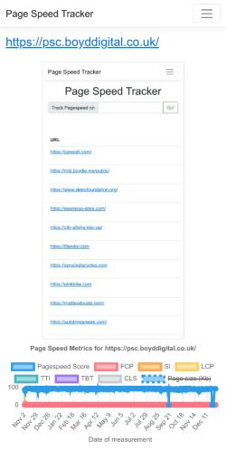 Mobile page screenshot