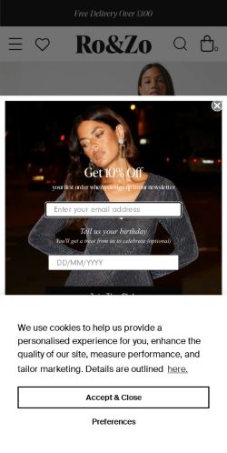 Mobile page screenshot