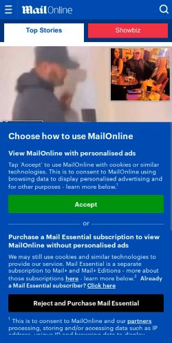 Mobile page screenshot
