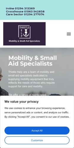 Mobile page screenshot