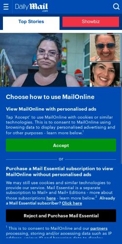 Mobile page screenshot