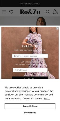 Mobile page screenshot