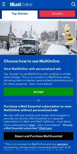 Mobile page screenshot