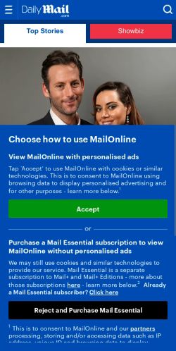 Mobile page screenshot