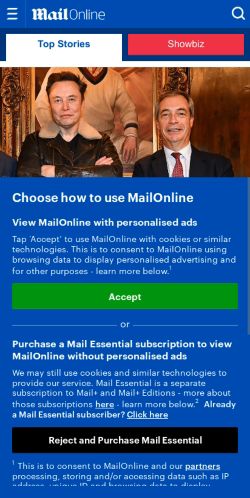 Mobile page screenshot