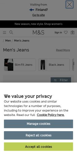 Mobile page screenshot