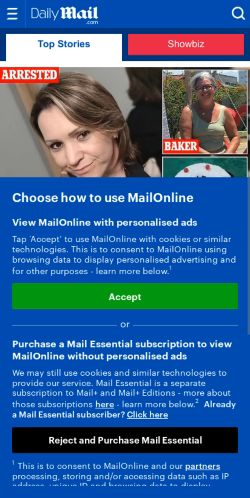 Mobile page screenshot