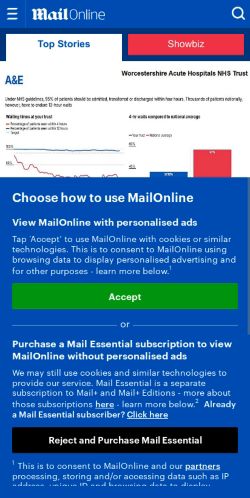 Mobile page screenshot