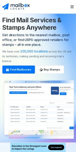 Mobile page screenshot