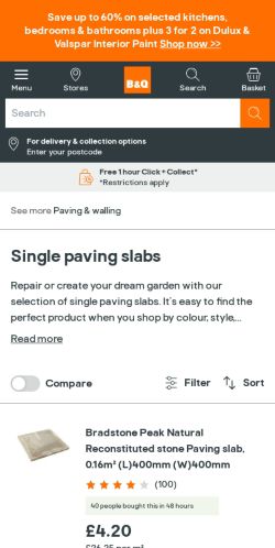 Mobile page screenshot