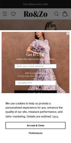 Mobile page screenshot