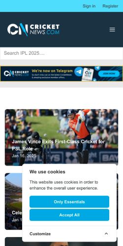 Mobile page screenshot