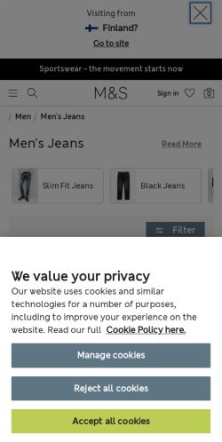 Mobile page screenshot