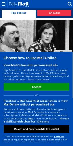 Mobile page screenshot