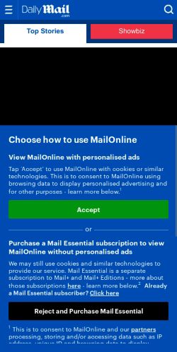 Mobile page screenshot