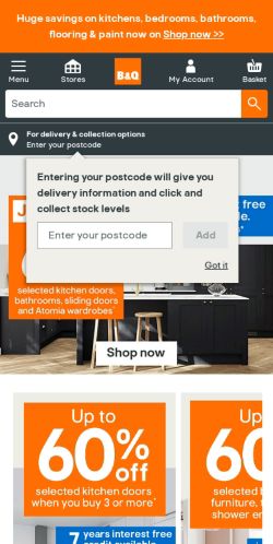 Mobile page screenshot