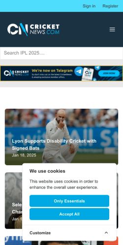 Mobile page screenshot