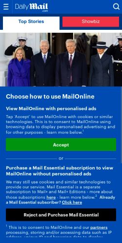 Mobile page screenshot