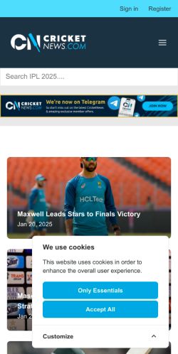 Mobile page screenshot