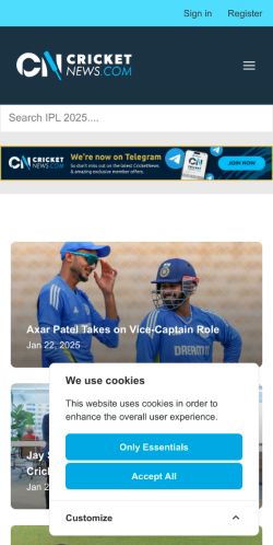 Mobile page screenshot