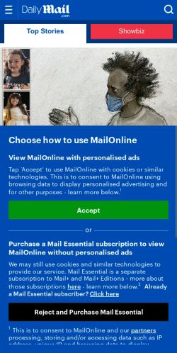 Mobile page screenshot