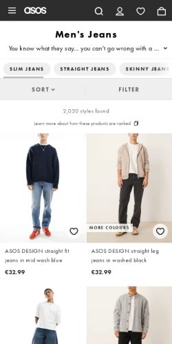 Mobile page screenshot