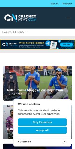 Mobile page screenshot