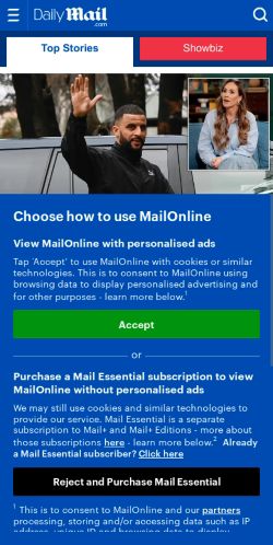 Mobile page screenshot
