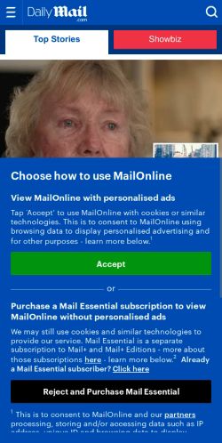 Mobile page screenshot