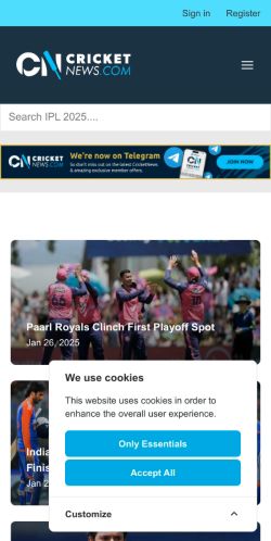 Mobile page screenshot