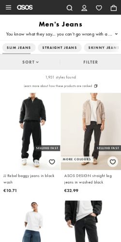 Mobile page screenshot