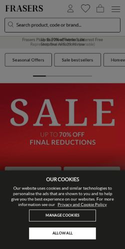 Mobile page screenshot