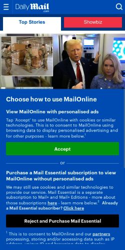 Mobile page screenshot