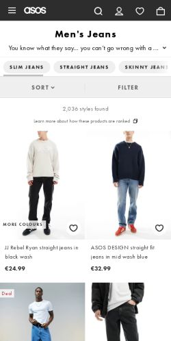 Mobile page screenshot