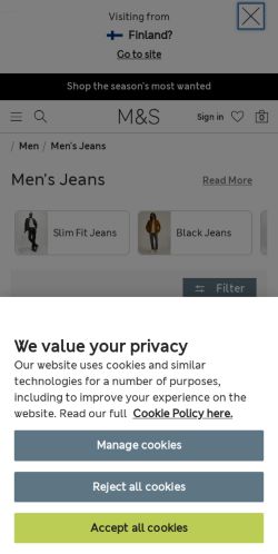 Mobile page screenshot