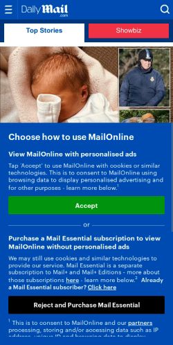 Mobile page screenshot