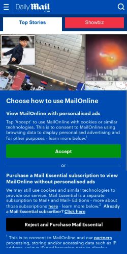 Mobile page screenshot
