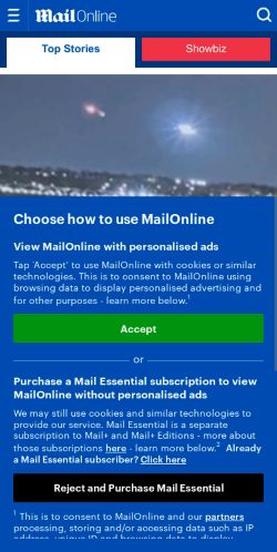 Mobile page screenshot