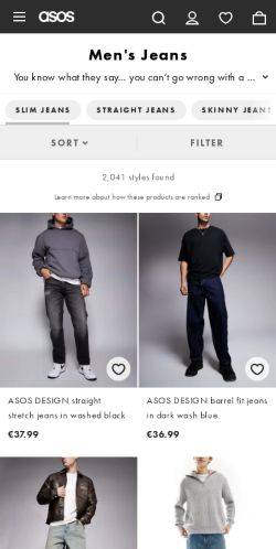 Mobile page screenshot