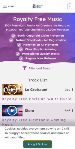 Mobile page screenshot