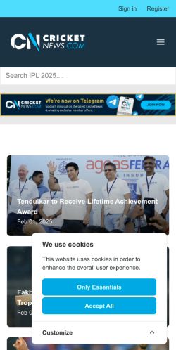 Mobile page screenshot