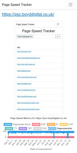 Mobile page screenshot