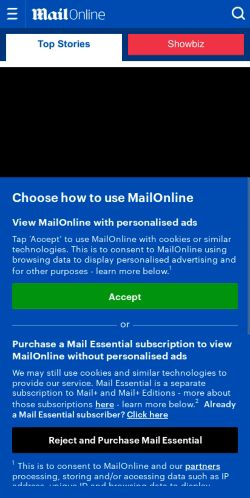 Mobile page screenshot