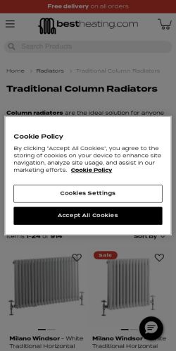 Mobile page screenshot