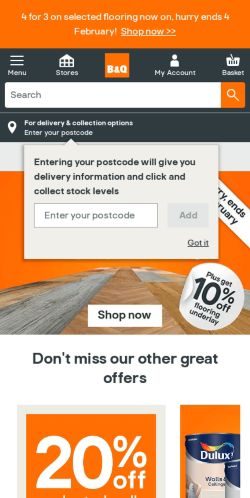 Mobile page screenshot